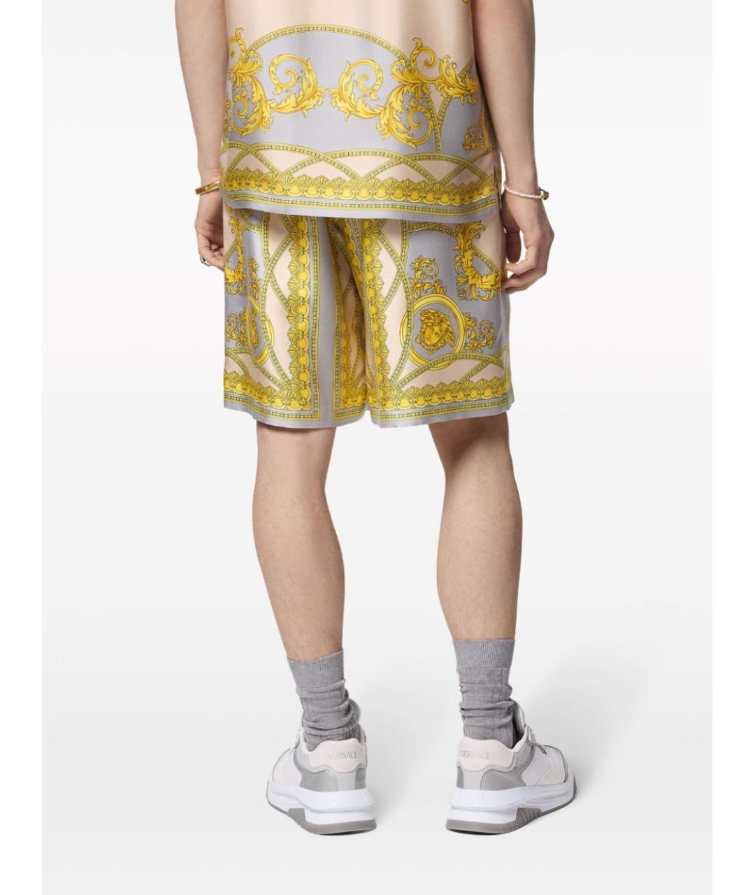VERSACE Мульти шелковые шорты, фото 2
