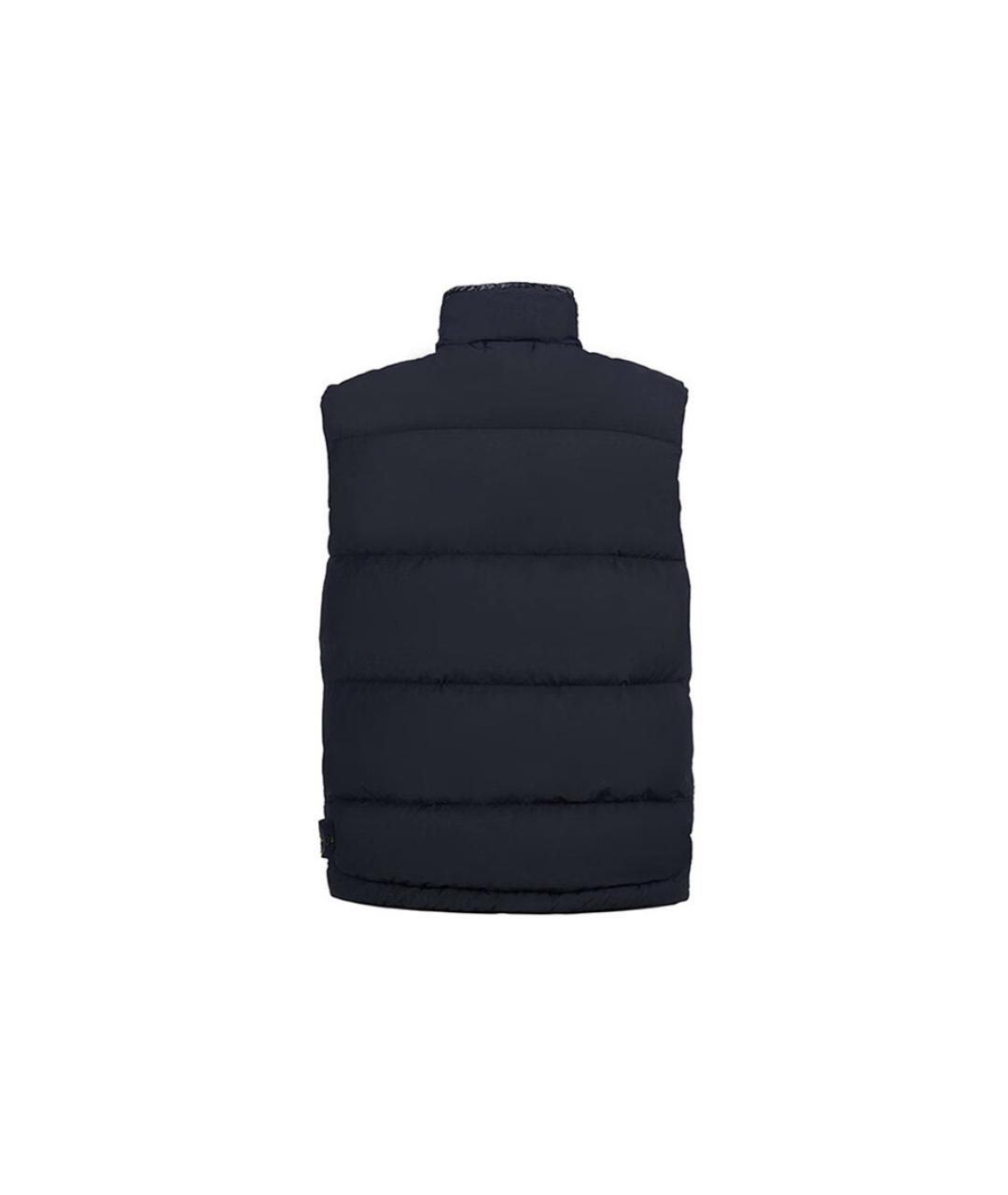 STONE ISLAND Черный жилет, фото 2
