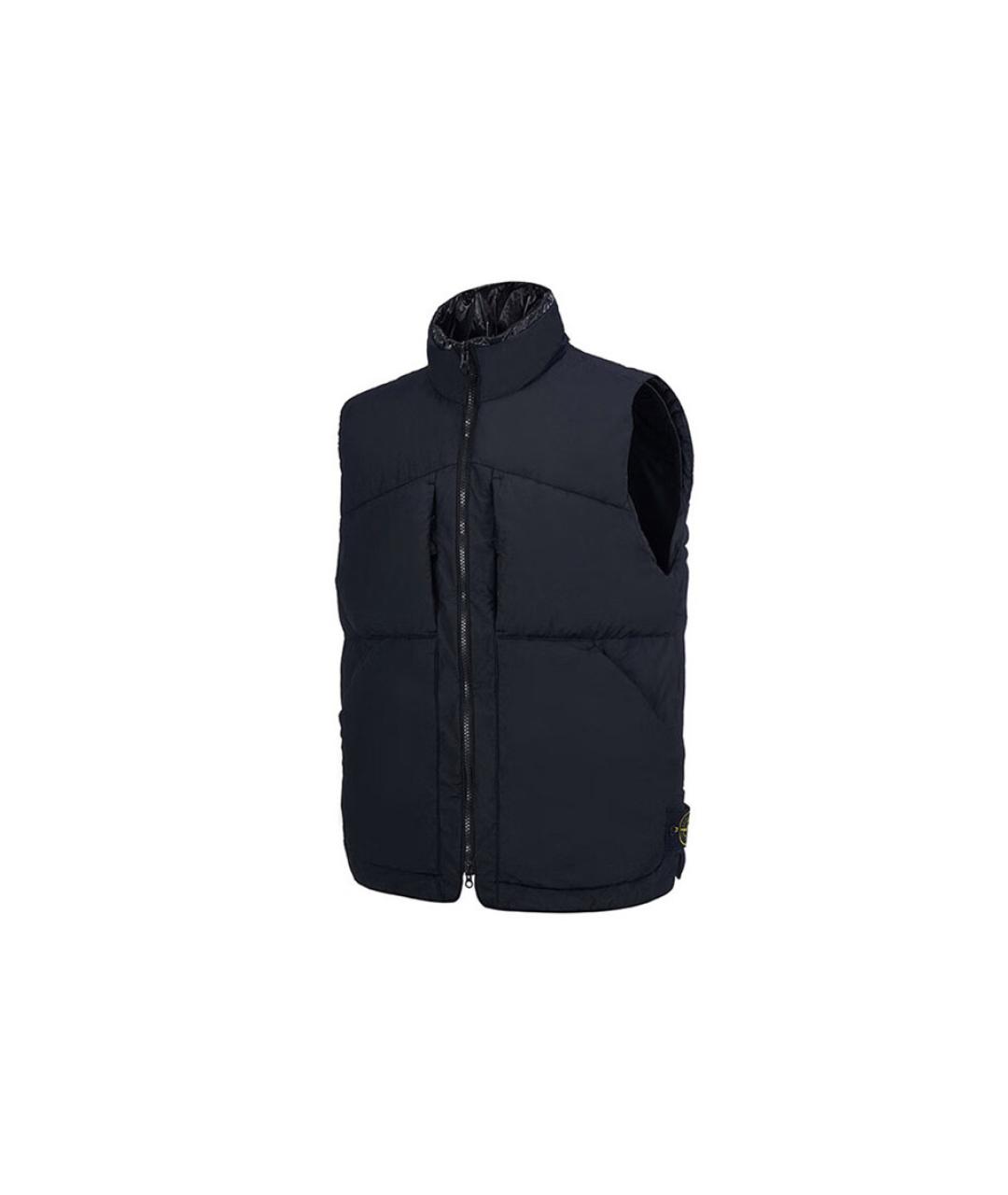STONE ISLAND Черный жилет, фото 3