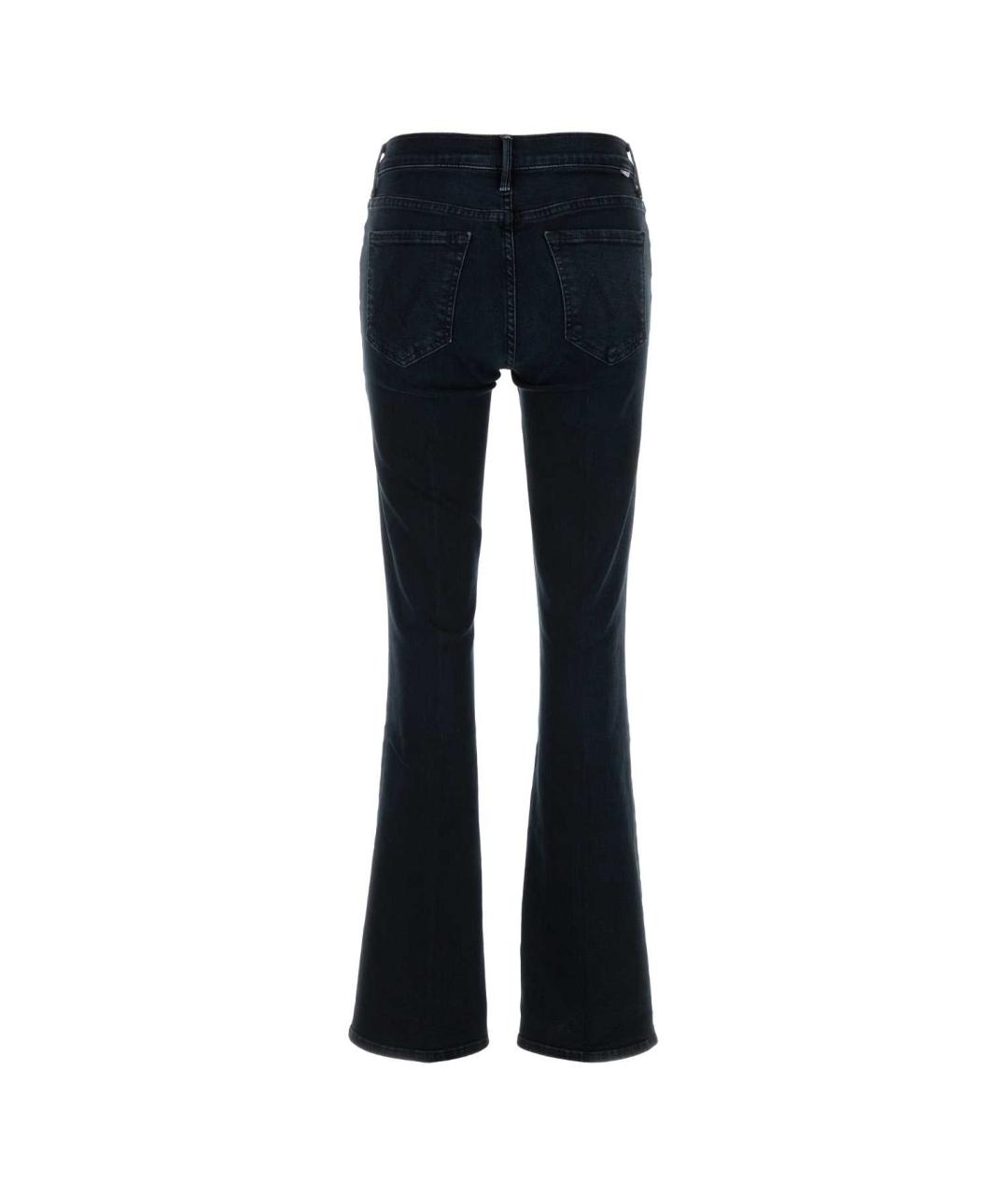 MOTHER Темно-синие хлопковые прямые джинсы, фото 2
