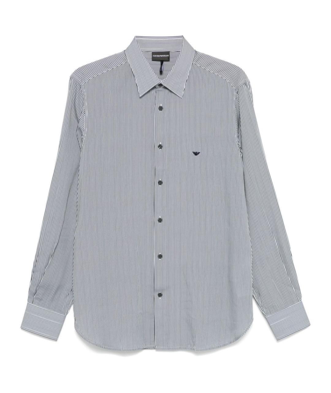 EMPORIO ARMANI Серая кэжуал рубашка, фото 1
