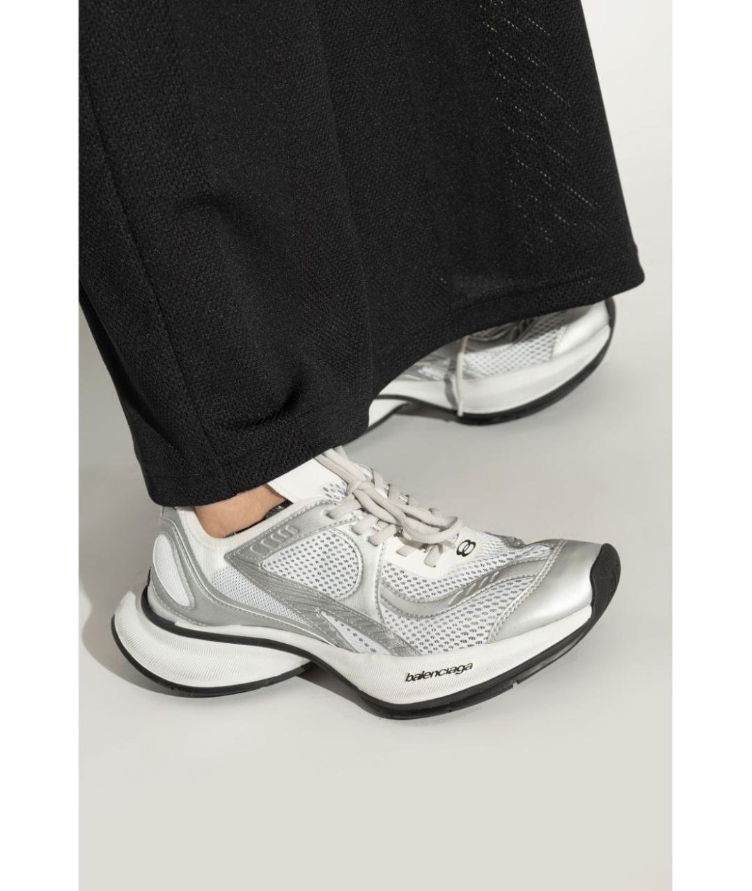 BALENCIAGA Белые синтетические кроссовки, фото 4