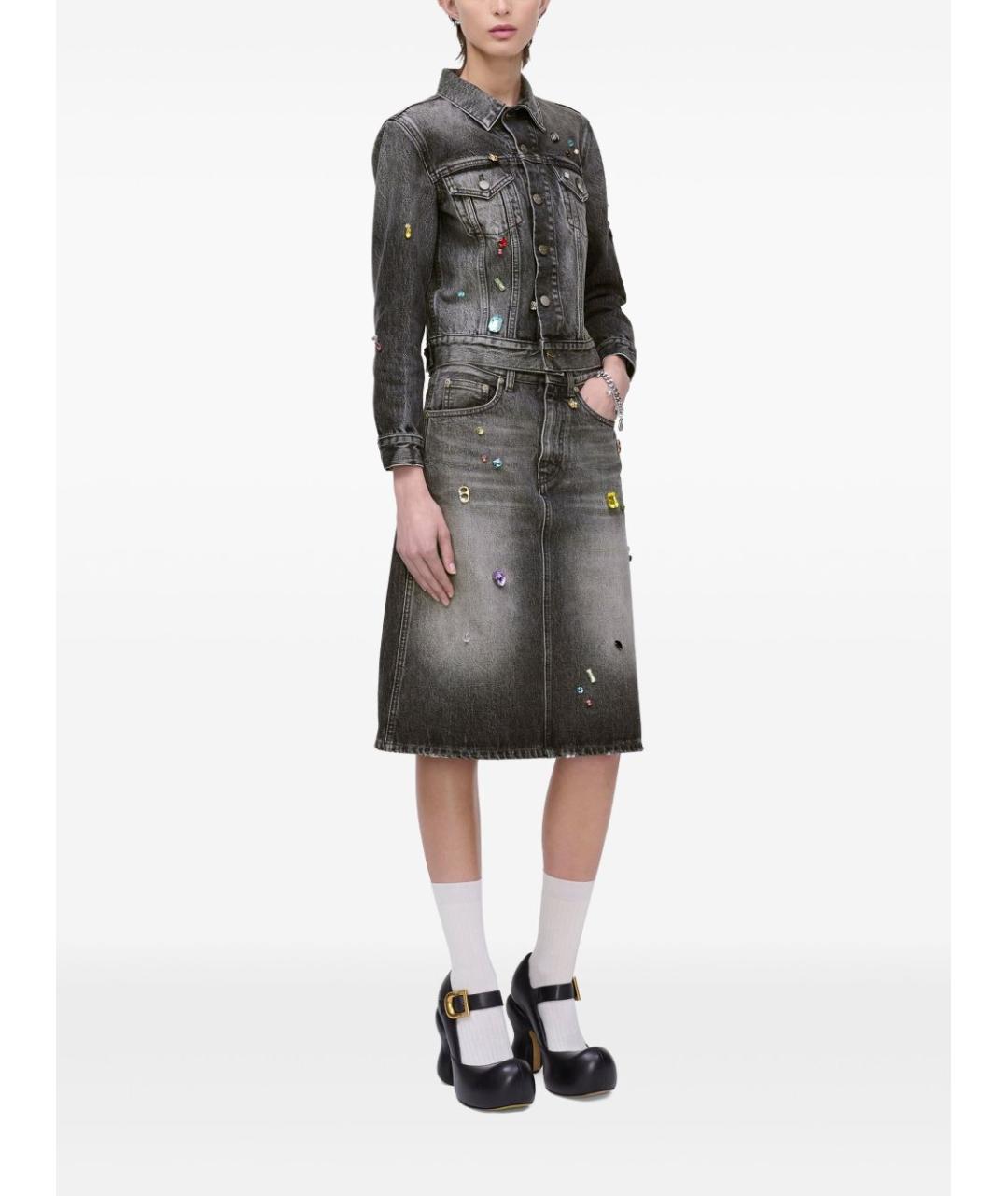 MARC JACOBS Черная хлопковая куртка, фото 7