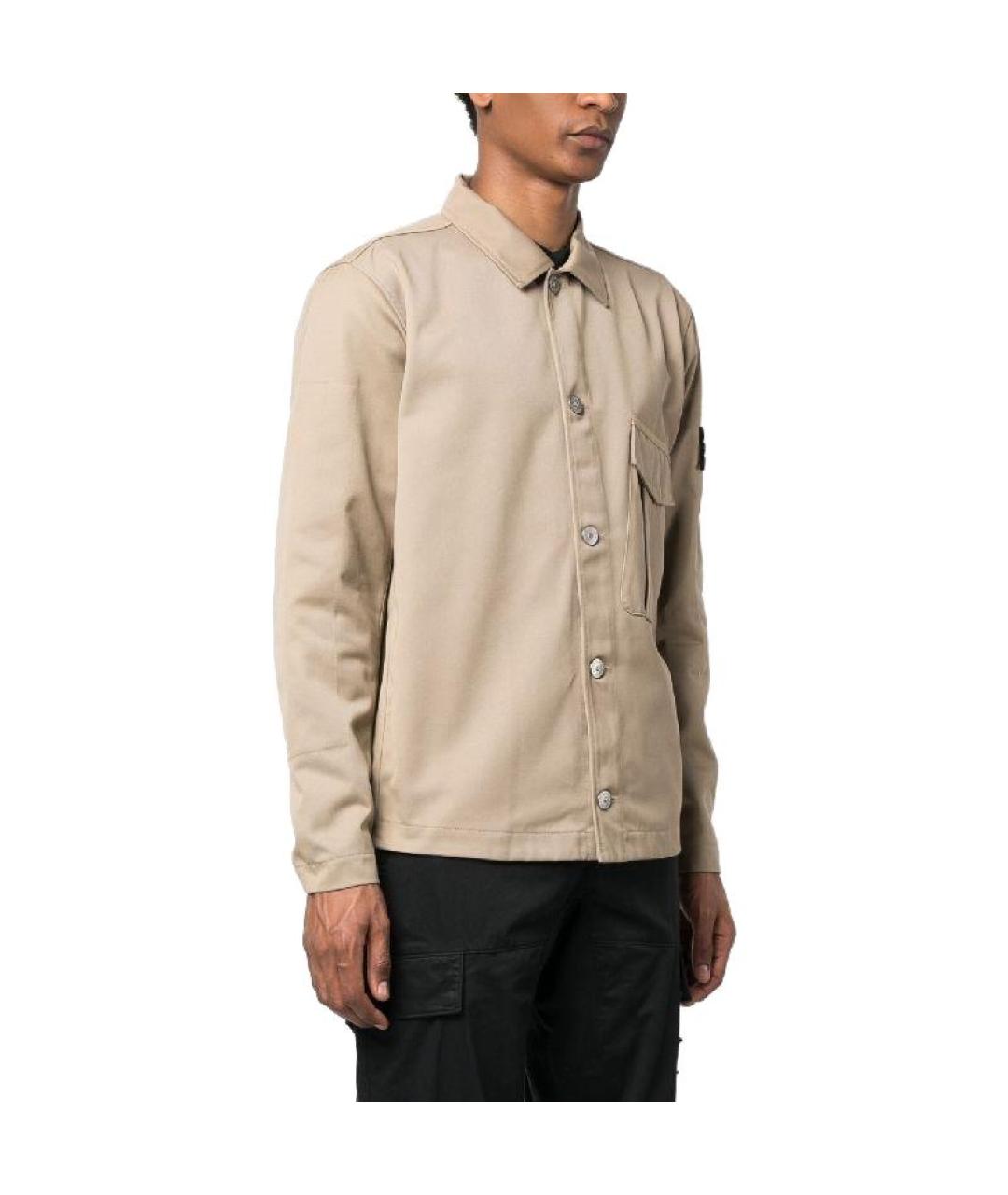 STONE ISLAND Бежевая куртка, фото 4