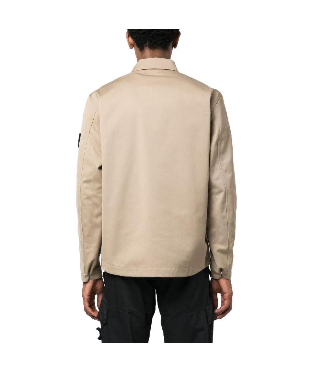 STONE ISLAND Бежевая куртка, фото 3