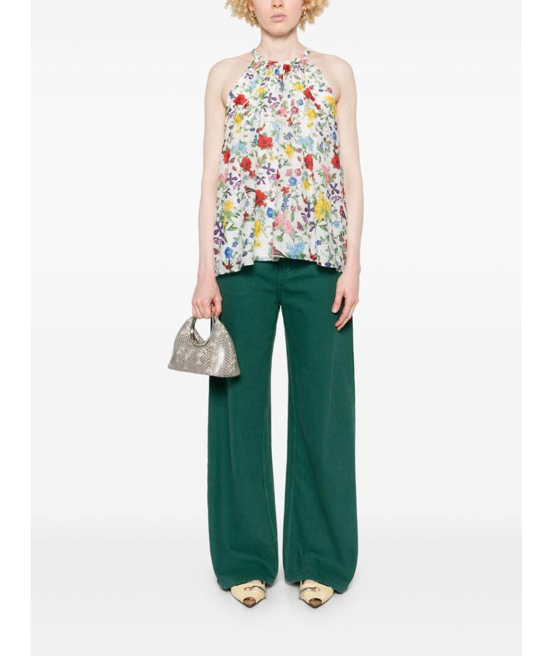 ALICE+OLIVIA Мульти хлопковая майка, фото 5
