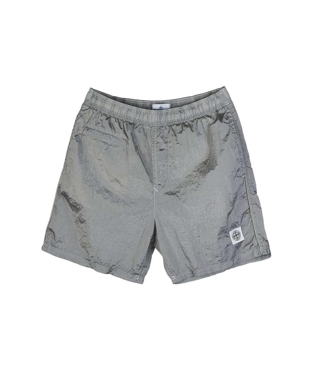 STONE ISLAND Серые шорты, фото 1