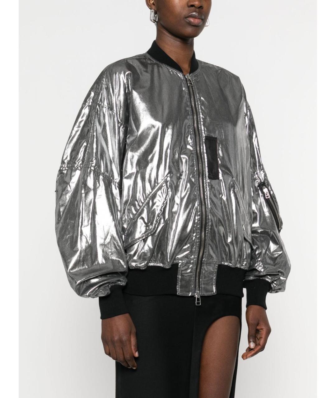 JUNYA WATANABE Серебряная полиэстеровая куртка, фото 2