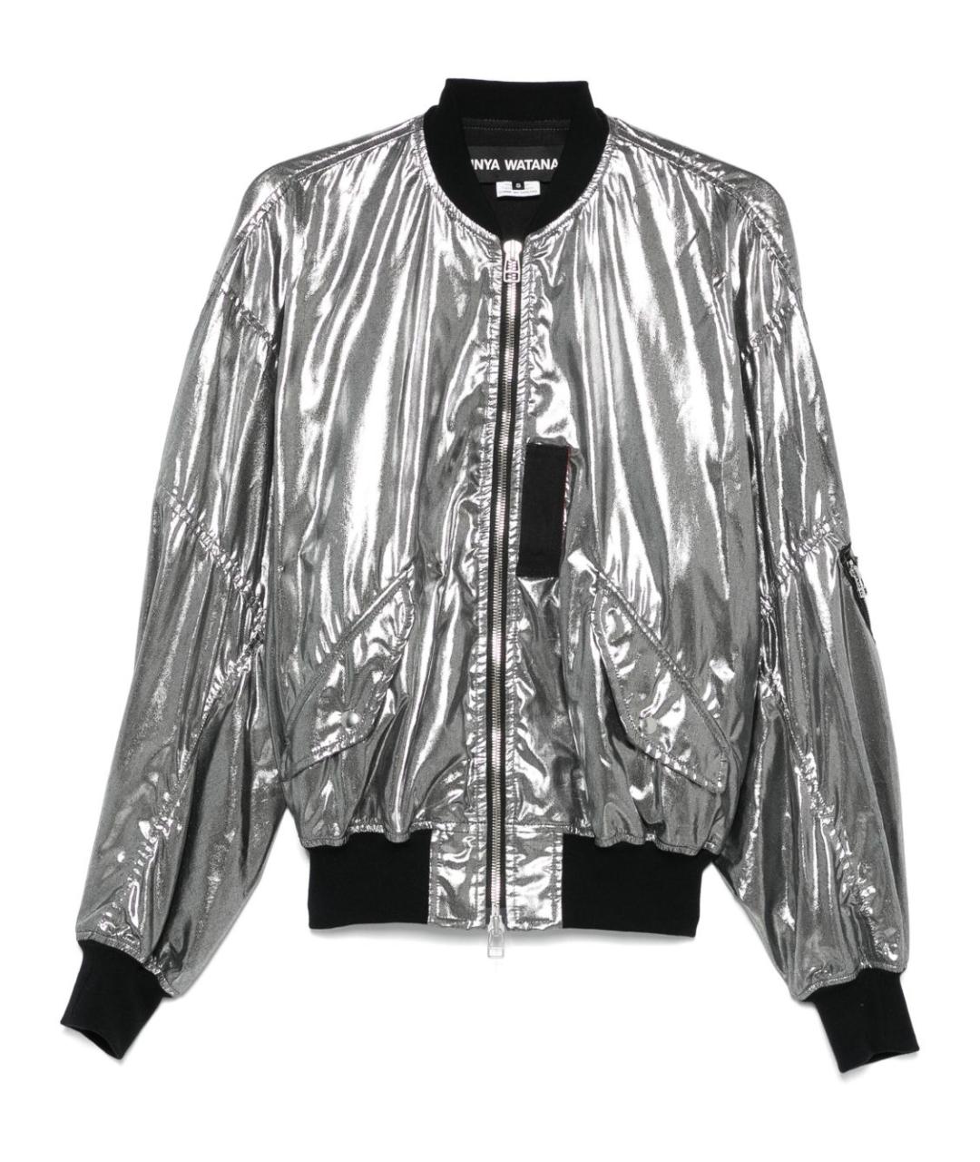 JUNYA WATANABE Серебряная полиэстеровая куртка, фото 1