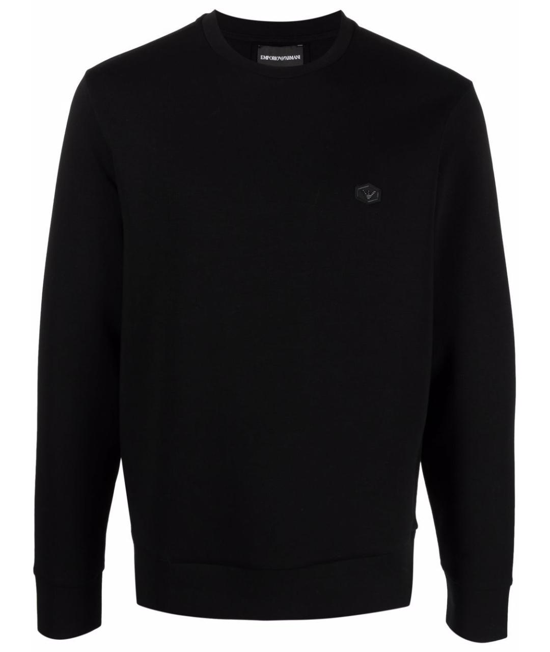EMPORIO ARMANI Черный джемпер / свитер, фото 1