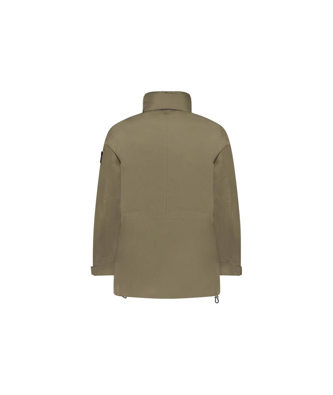 STONE ISLAND Зеленые пальто, фото 2