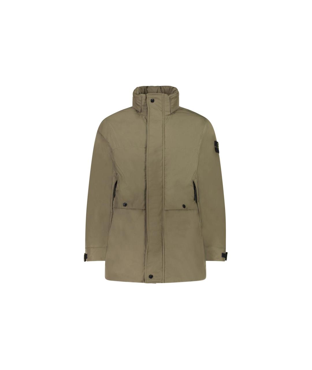 STONE ISLAND Зеленые пальто, фото 1