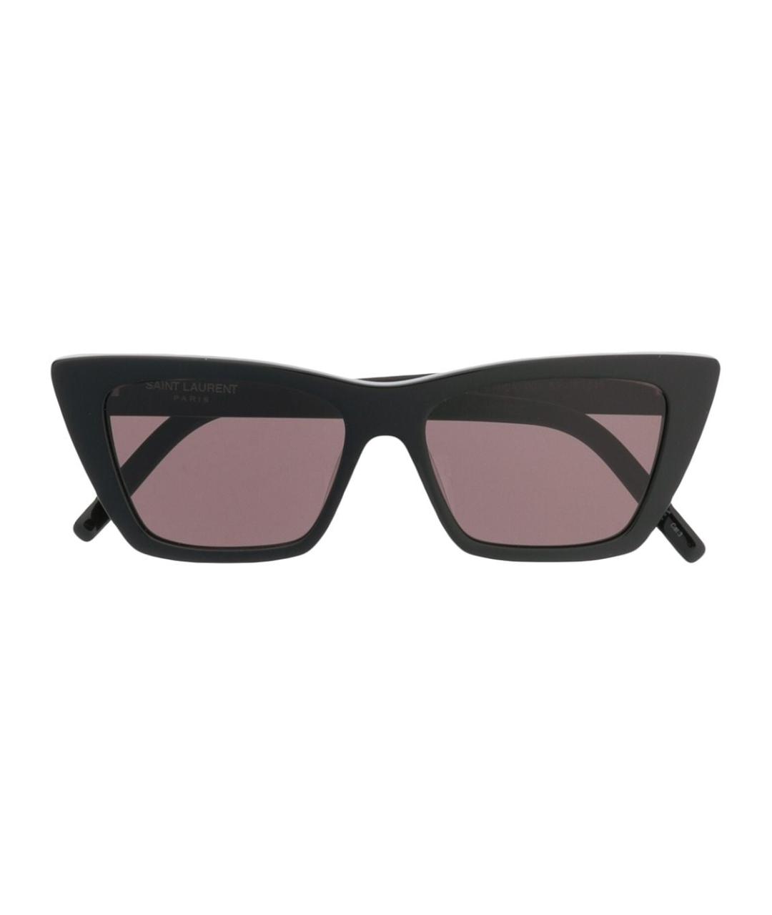SAINT LAURENT Черные солнцезащитные очки, фото 1