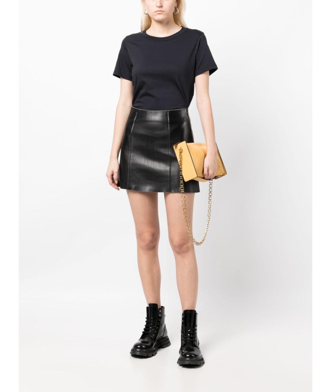 EMPORIO ARMANI Темно-синяя хлопковая футболка, фото 2