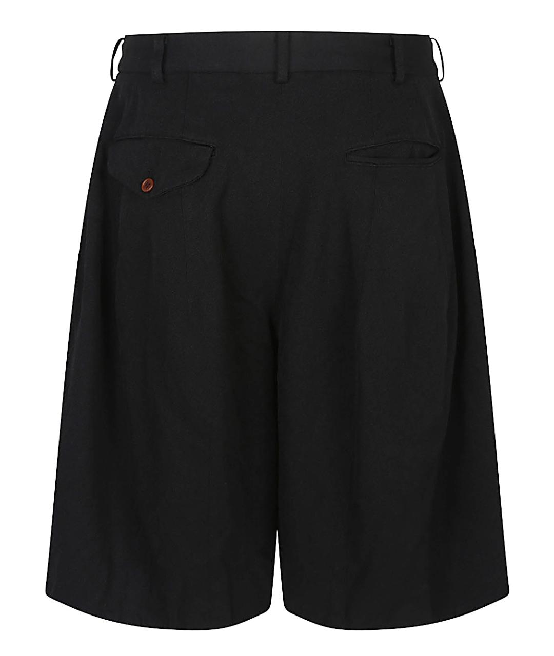 COMME DES GARÇONS Черные шорты, фото 2