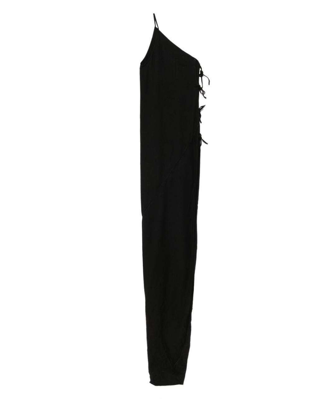RICK OWENS DRKSHDW Черное хлопковое платье, фото 3