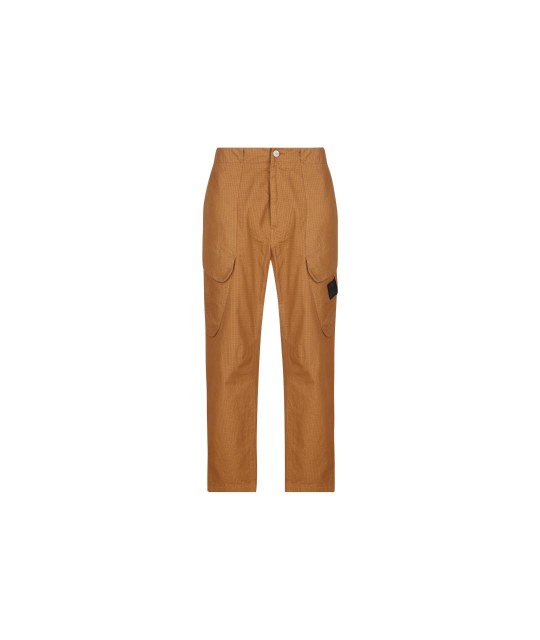 STONE ISLAND Горчичные повседневные брюки, фото 5
