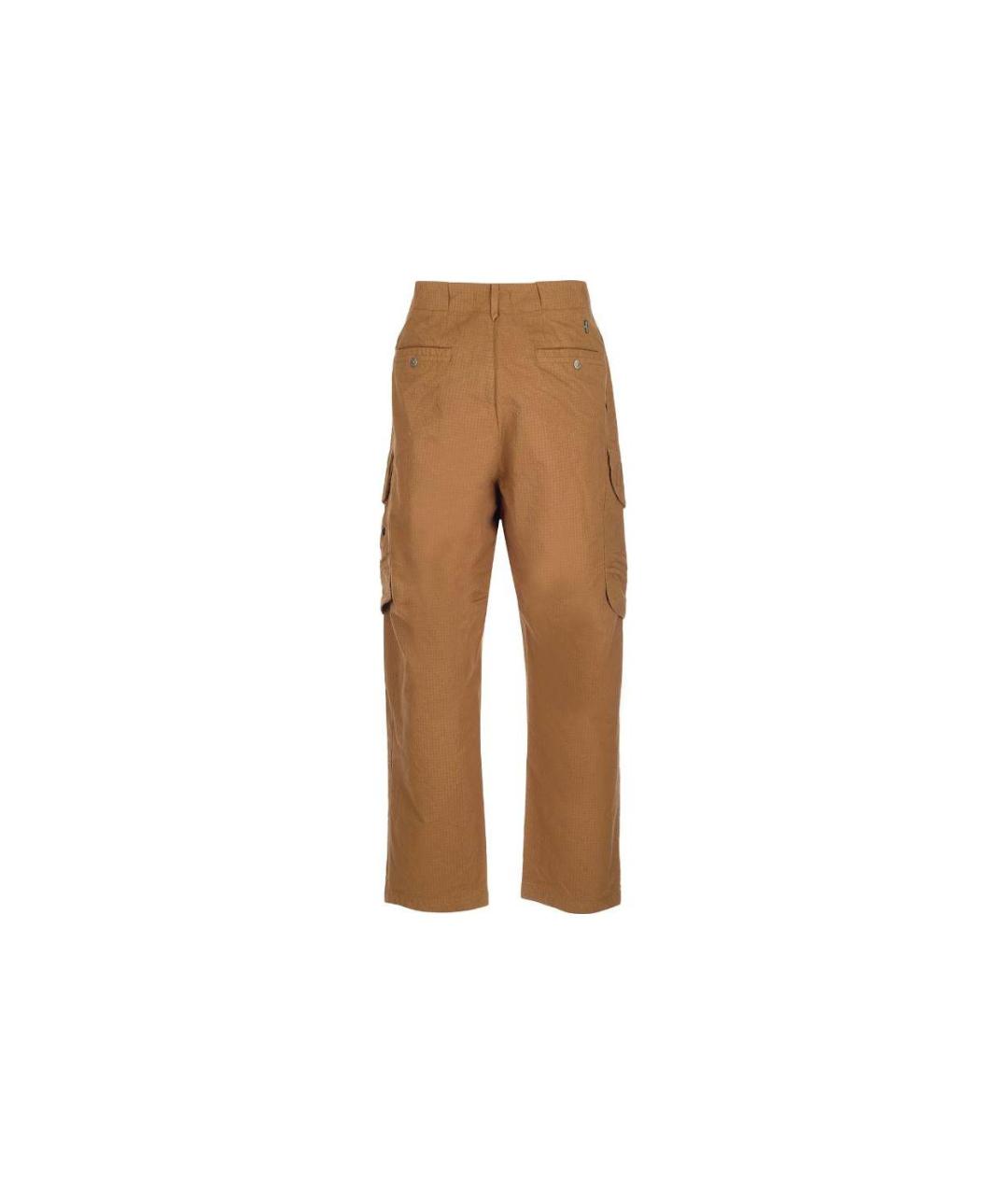 STONE ISLAND Горчичные повседневные брюки, фото 2