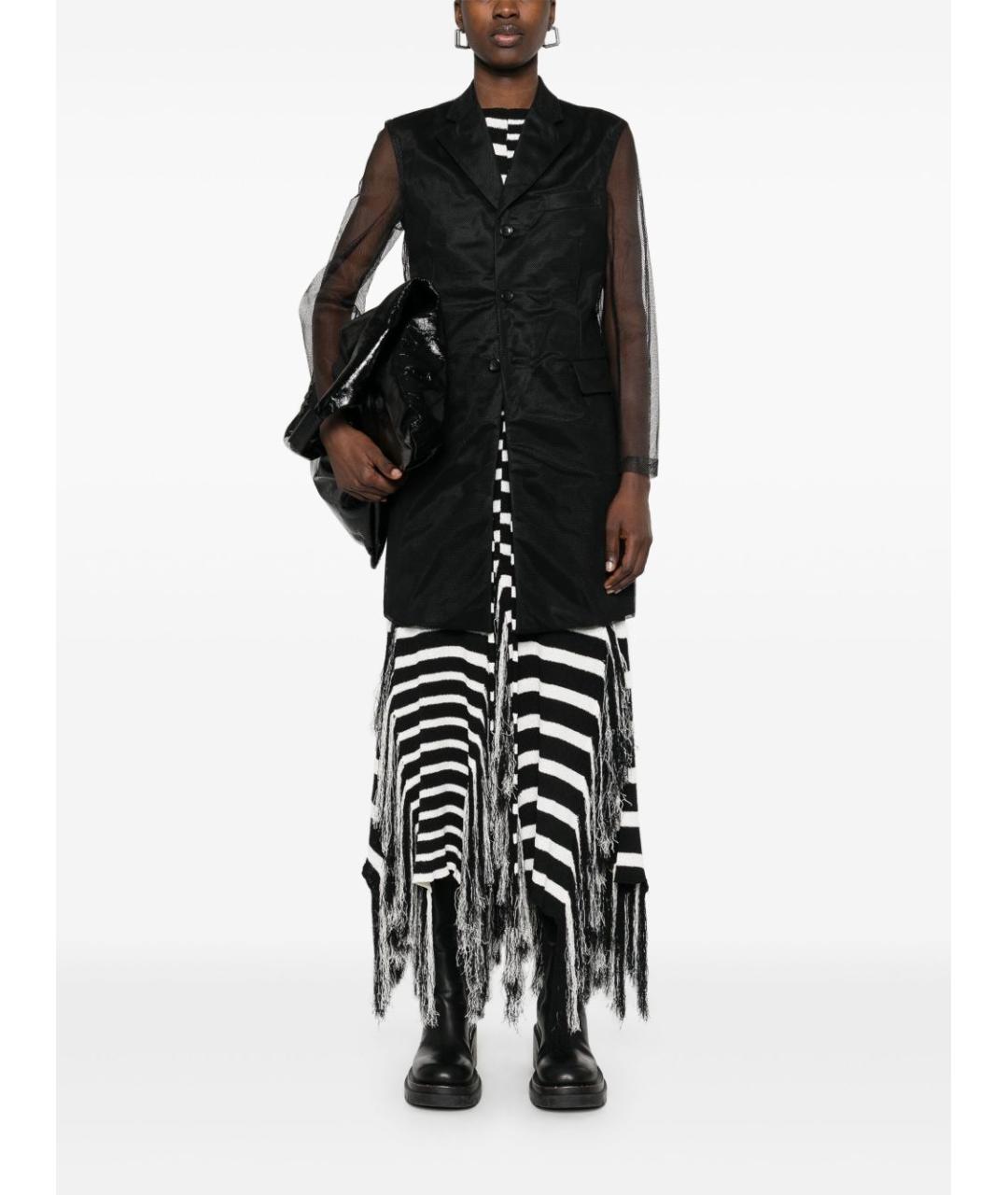 COMME DES GARÇONS Черное пальто, фото 5
