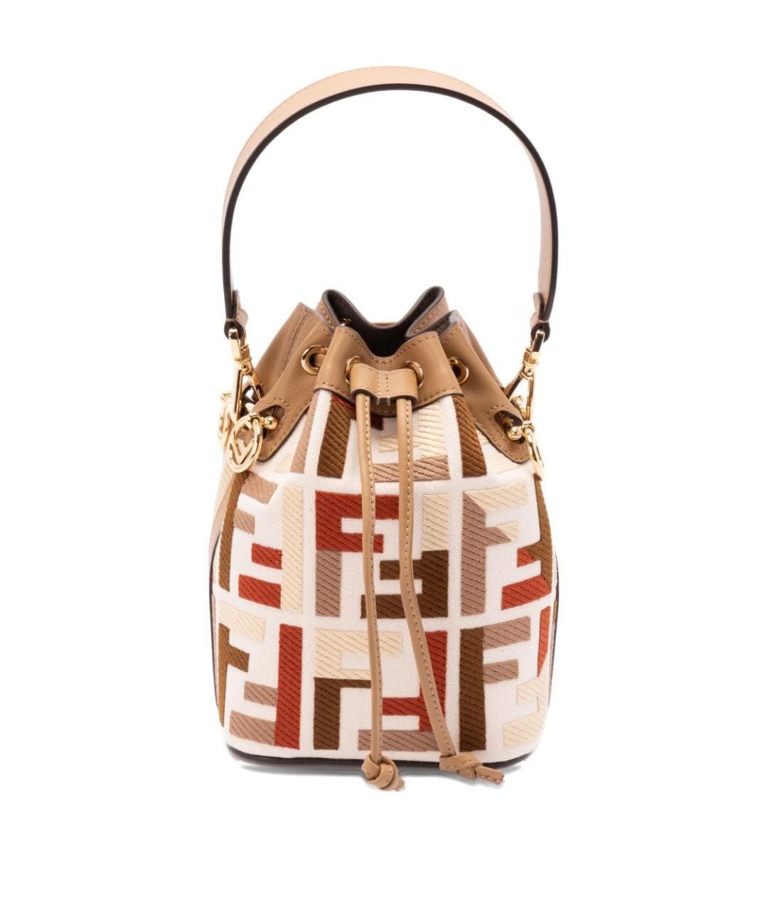 FENDI Мульти жаккардовая сумка тоут, фото 5