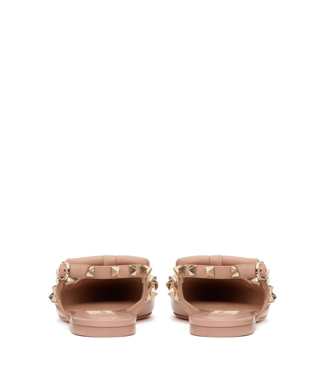 VALENTINO Розовые кожаные балетки, фото 5