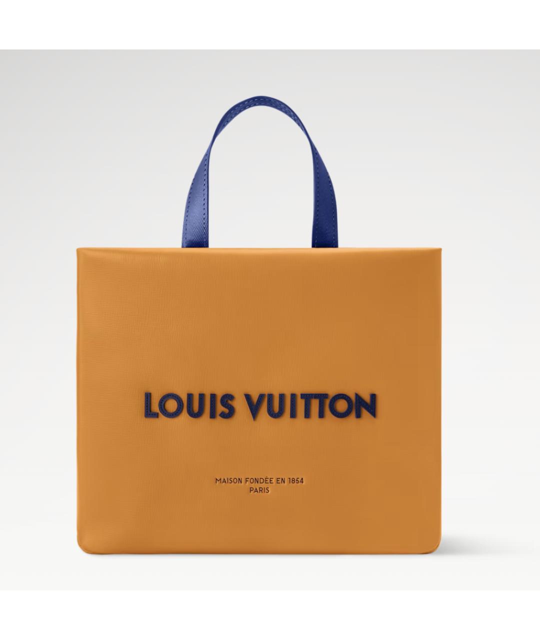 LOUIS VUITTON Оранжевая сумка тоут, фото 2