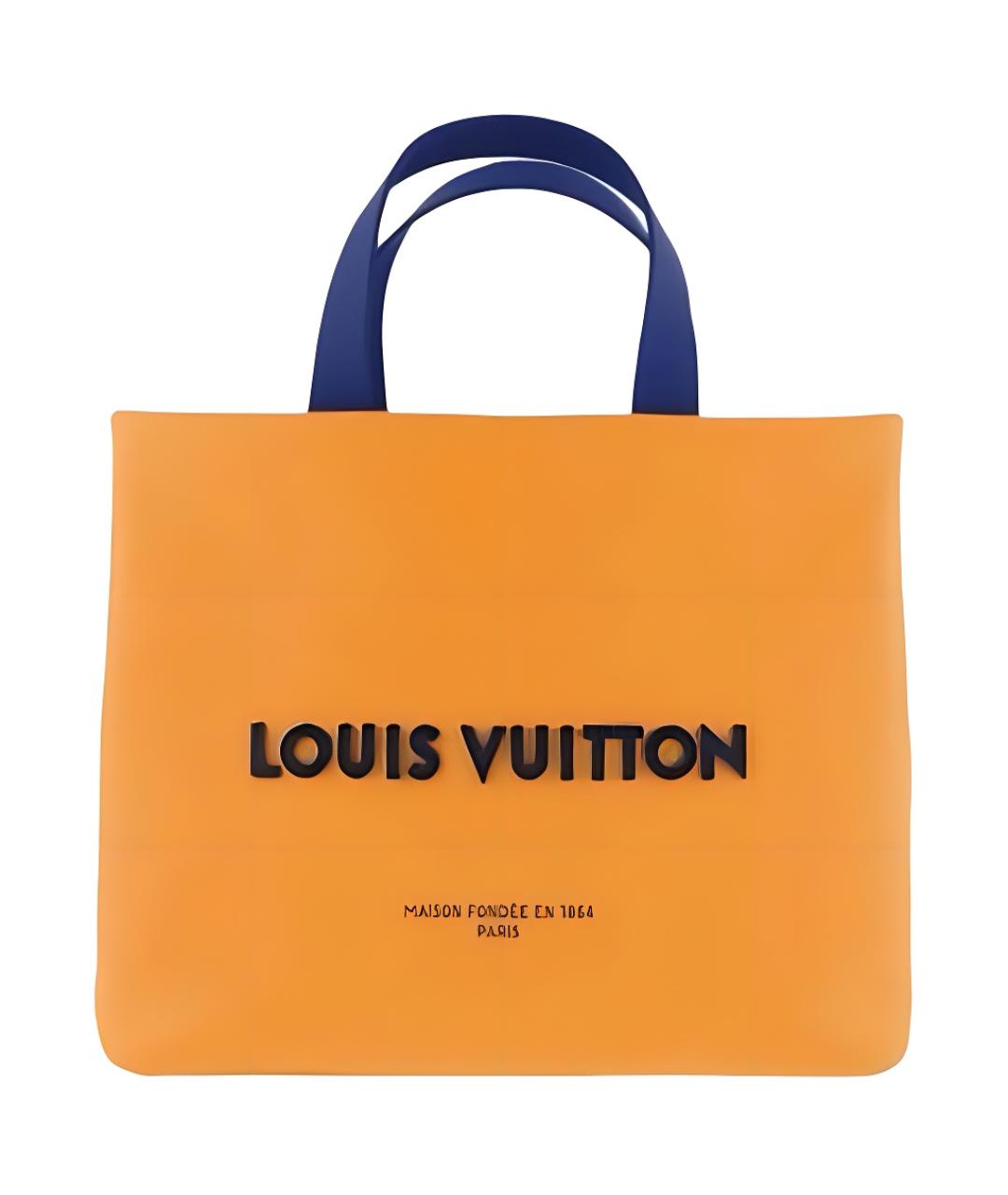LOUIS VUITTON Оранжевая сумка тоут, фото 1