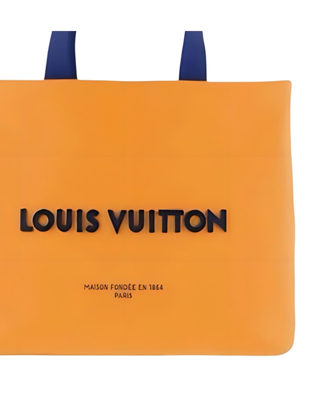 LOUIS VUITTON Оранжевая сумка тоут, фото 2