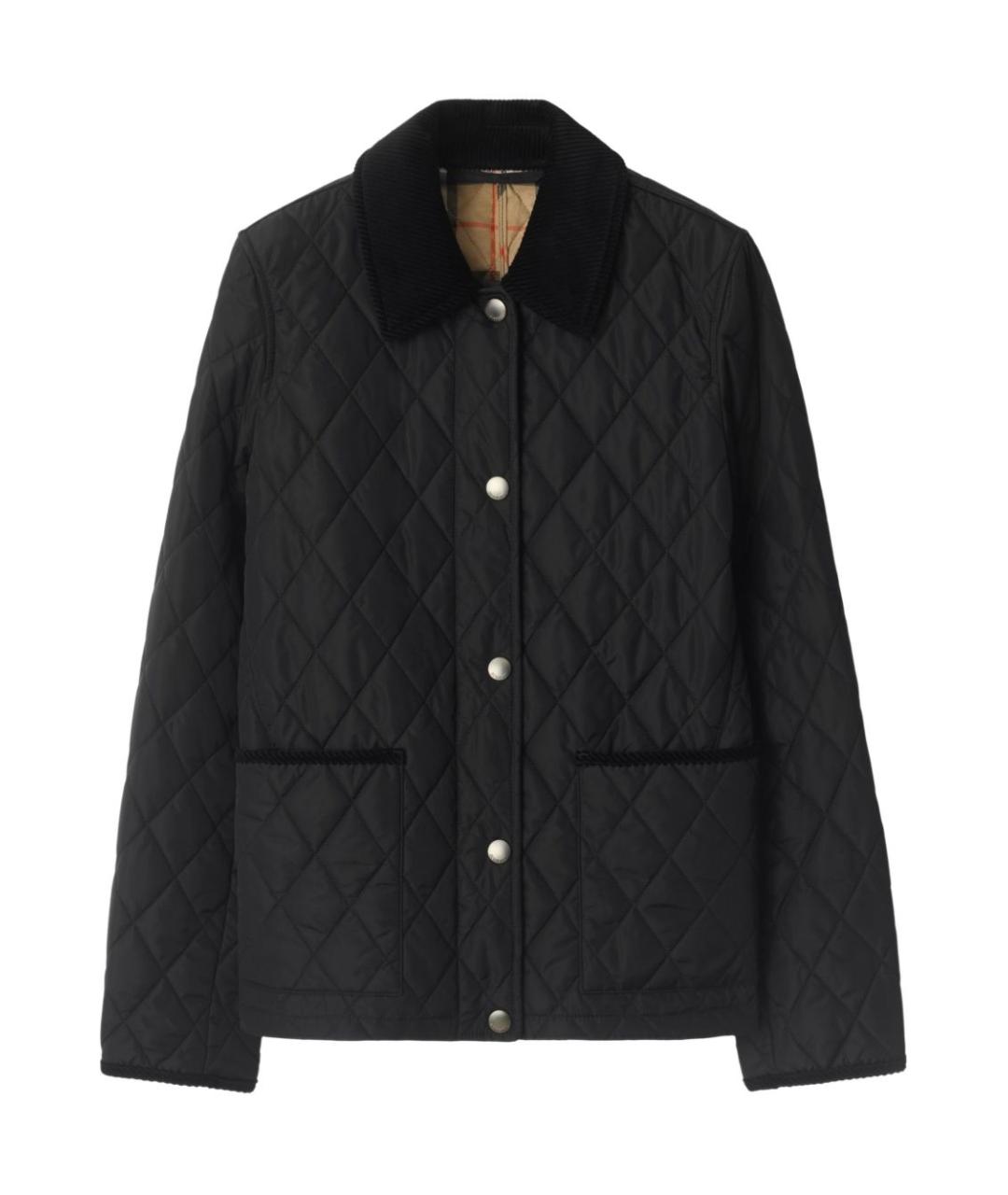 BURBERRY Черная синтетическая куртка, фото 1