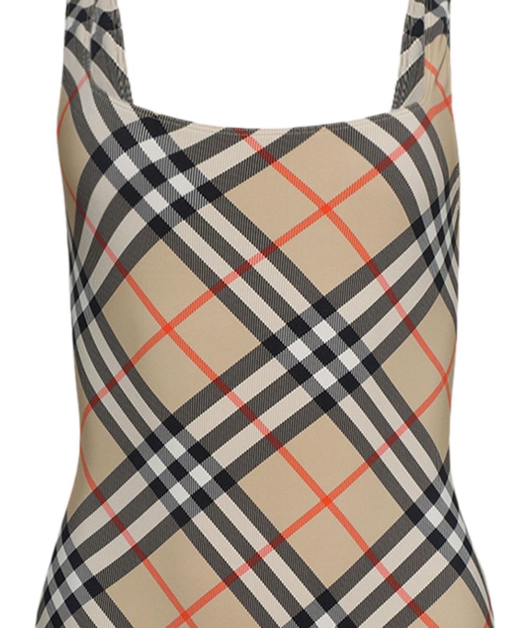 BURBERRY Бежевый полиамидовый купальник, фото 5