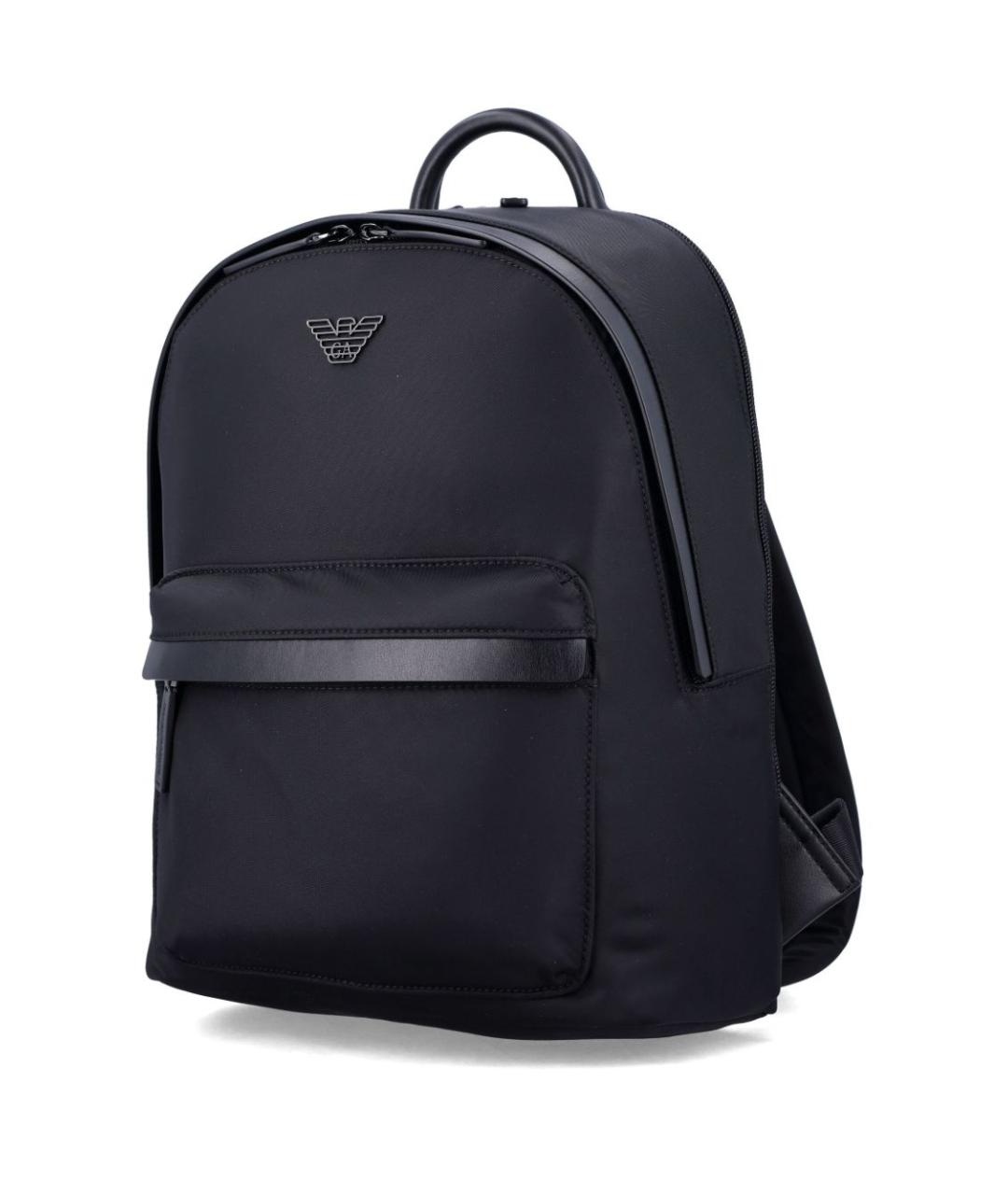 EMPORIO ARMANI Черный рюкзак, фото 3