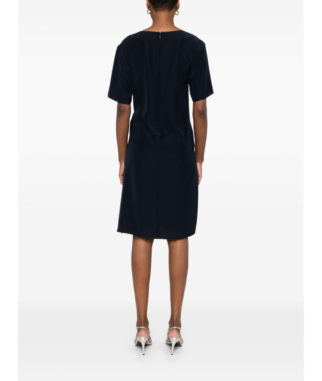 EMPORIO ARMANI Темно-синее платье, фото 4