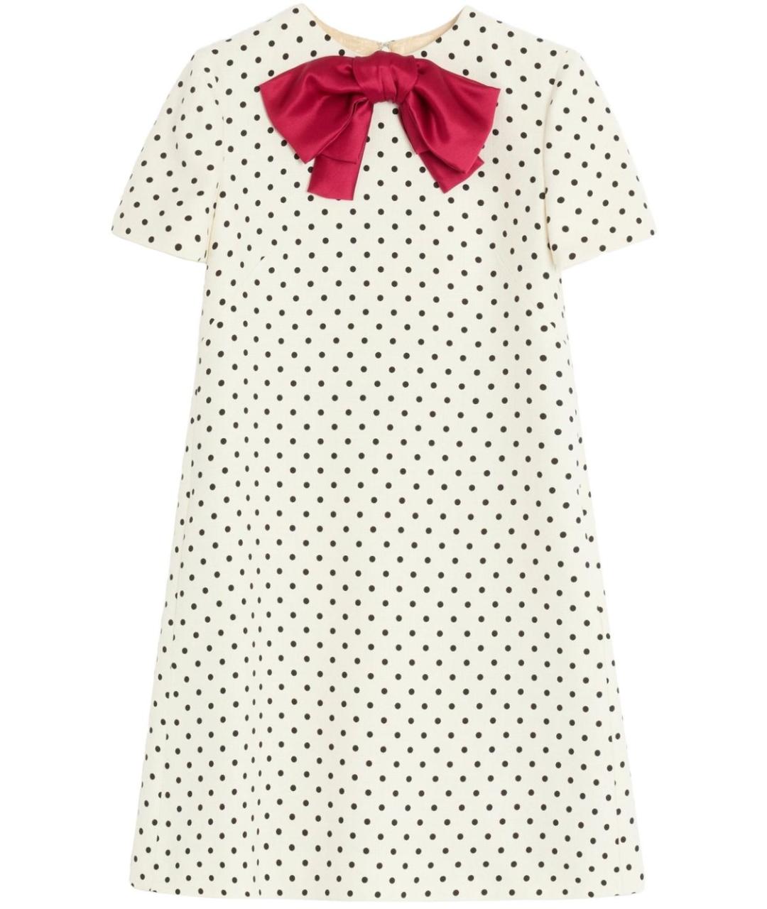 VALENTINO Бежевое вискозное коктейльное платье, фото 1