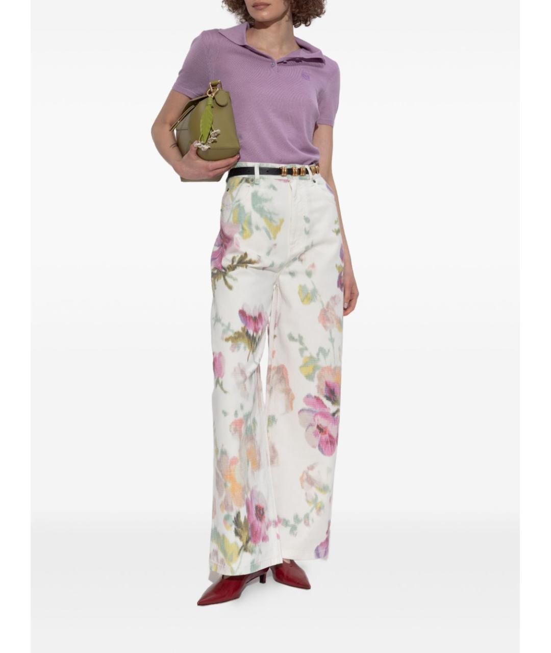 LOEWE Фиолетовая кашемировая футболка, фото 5