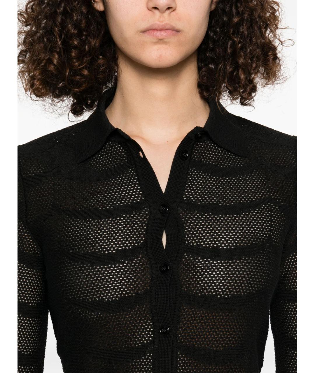 TOM FORD Черная хлопковая блузы, фото 4