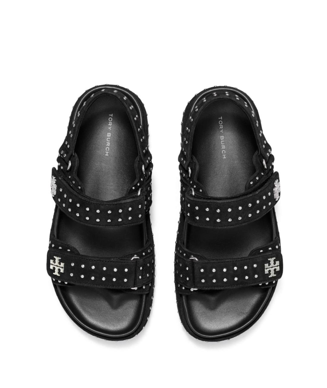 TORY BURCH Черные замшевые сандалии, фото 5