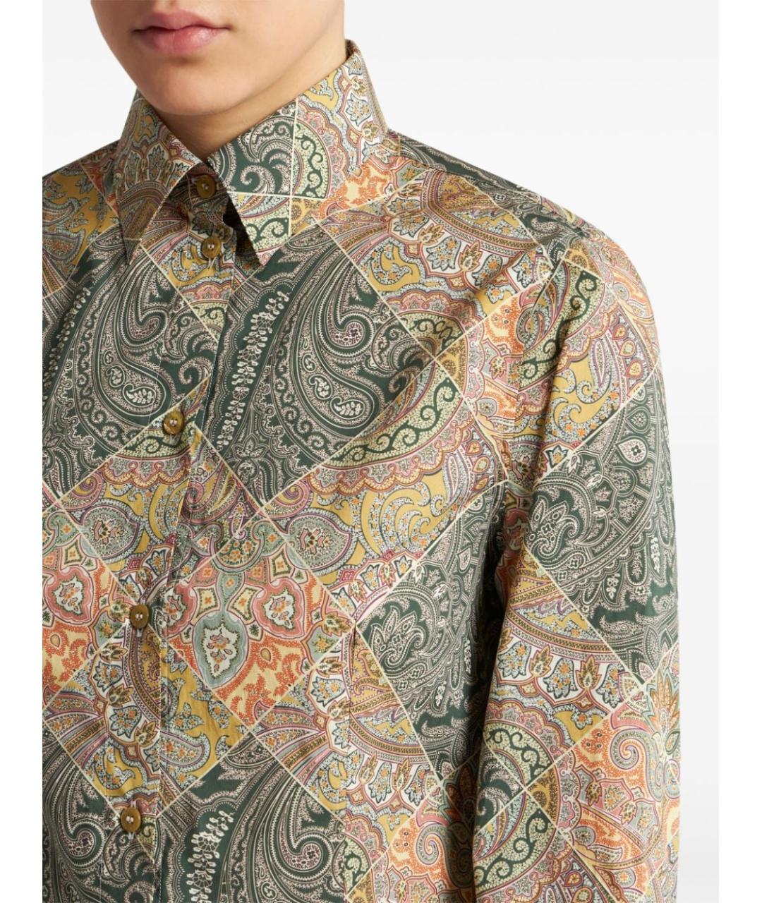 ETRO Мульти хлопковая рубашка, фото 6