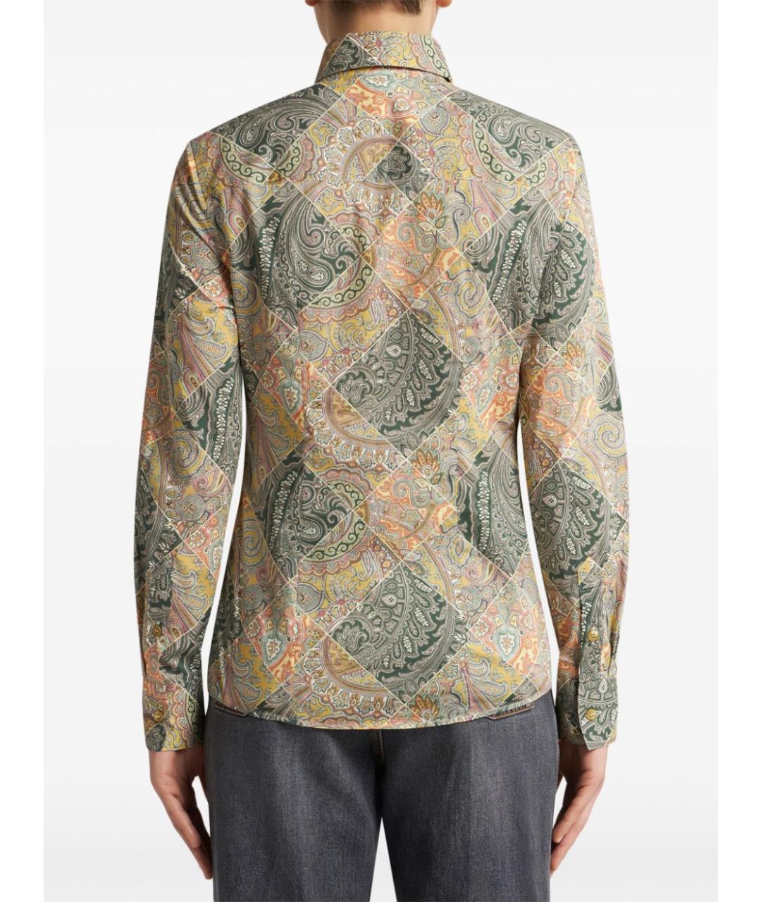 ETRO Мульти хлопковая рубашка, фото 4