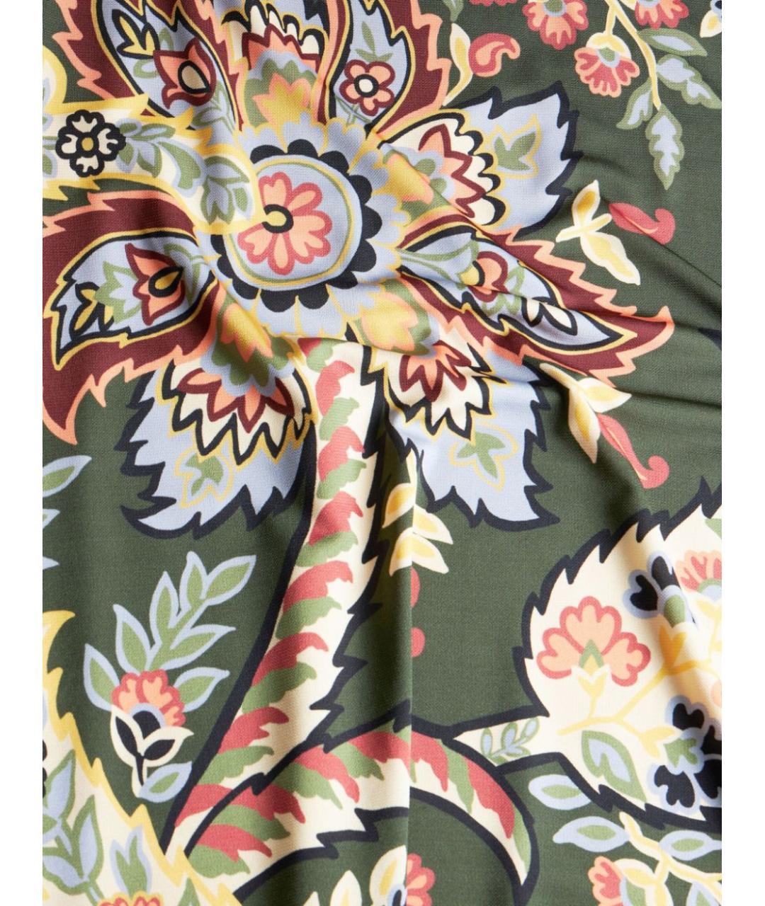 ETRO Зеленые вискозное повседневное платье, фото 6