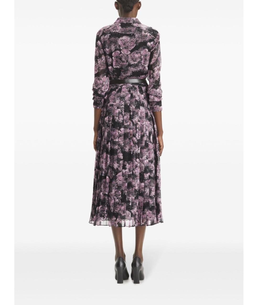 TORY BURCH Мульти шелковое платье, фото 4
