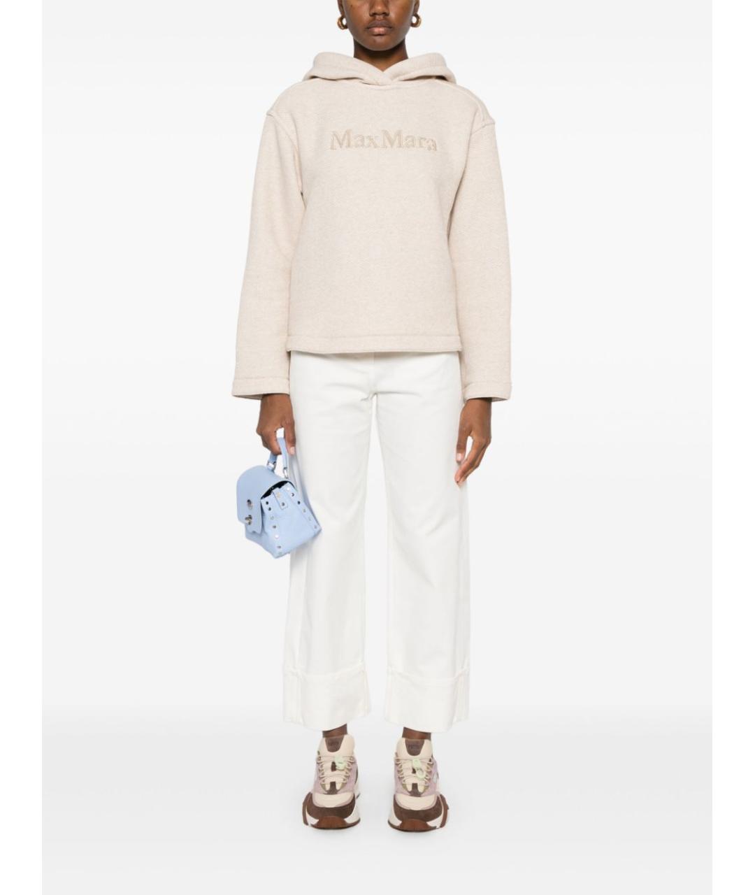 MAX MARA Бежевый джемпер / свитер, фото 4