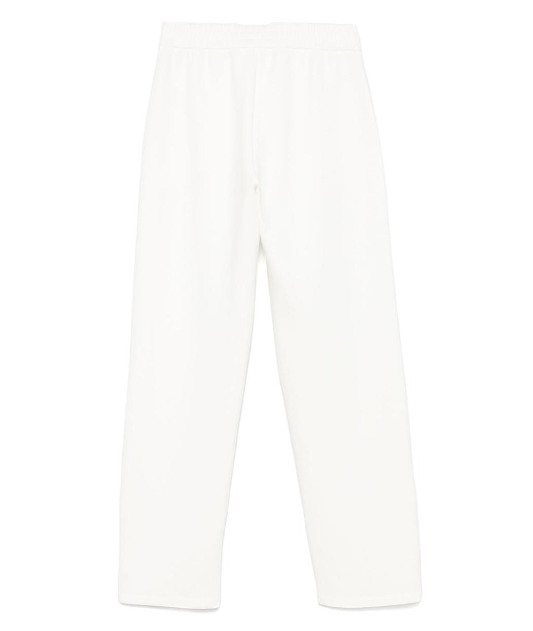 EMPORIO ARMANI Белые полиэстеровые прямые брюки, фото 2