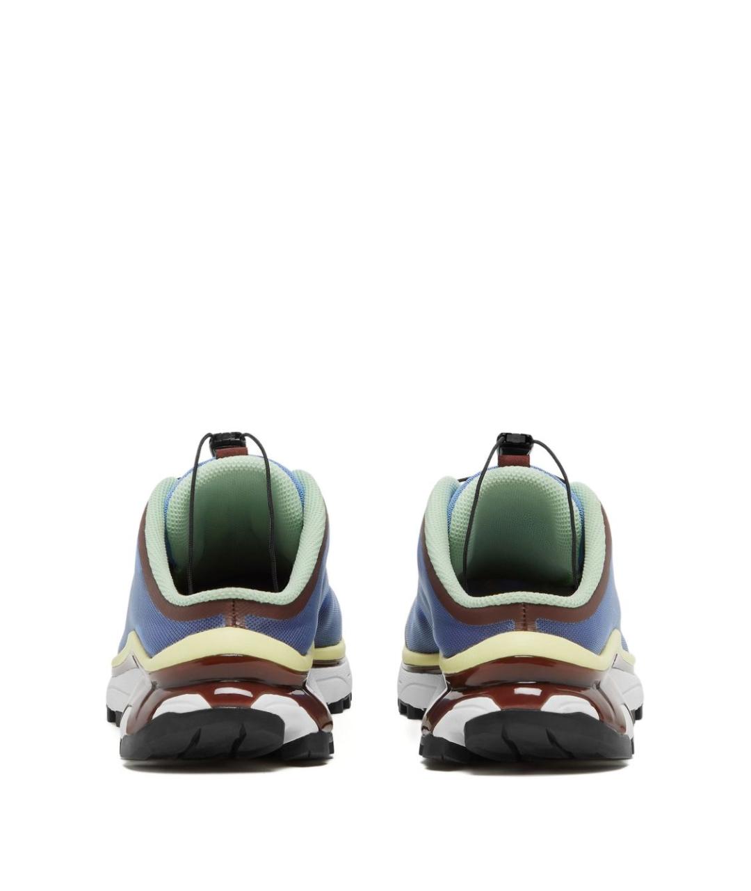 MM6 MAISON MARGIELA Синие синтетические низкие кроссовки / кеды, фото 2