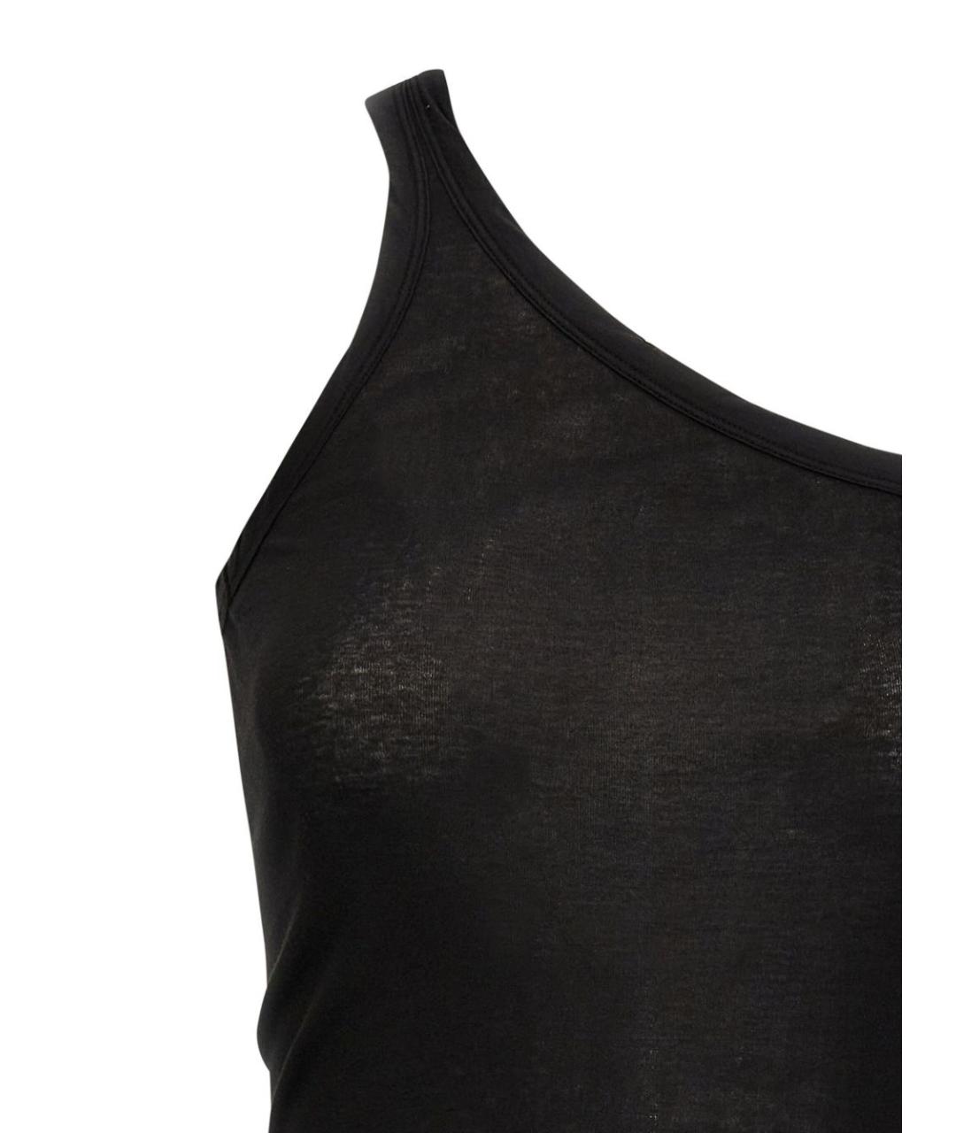 RICK OWENS DRKSHDW Черная хлопковая майка, фото 4