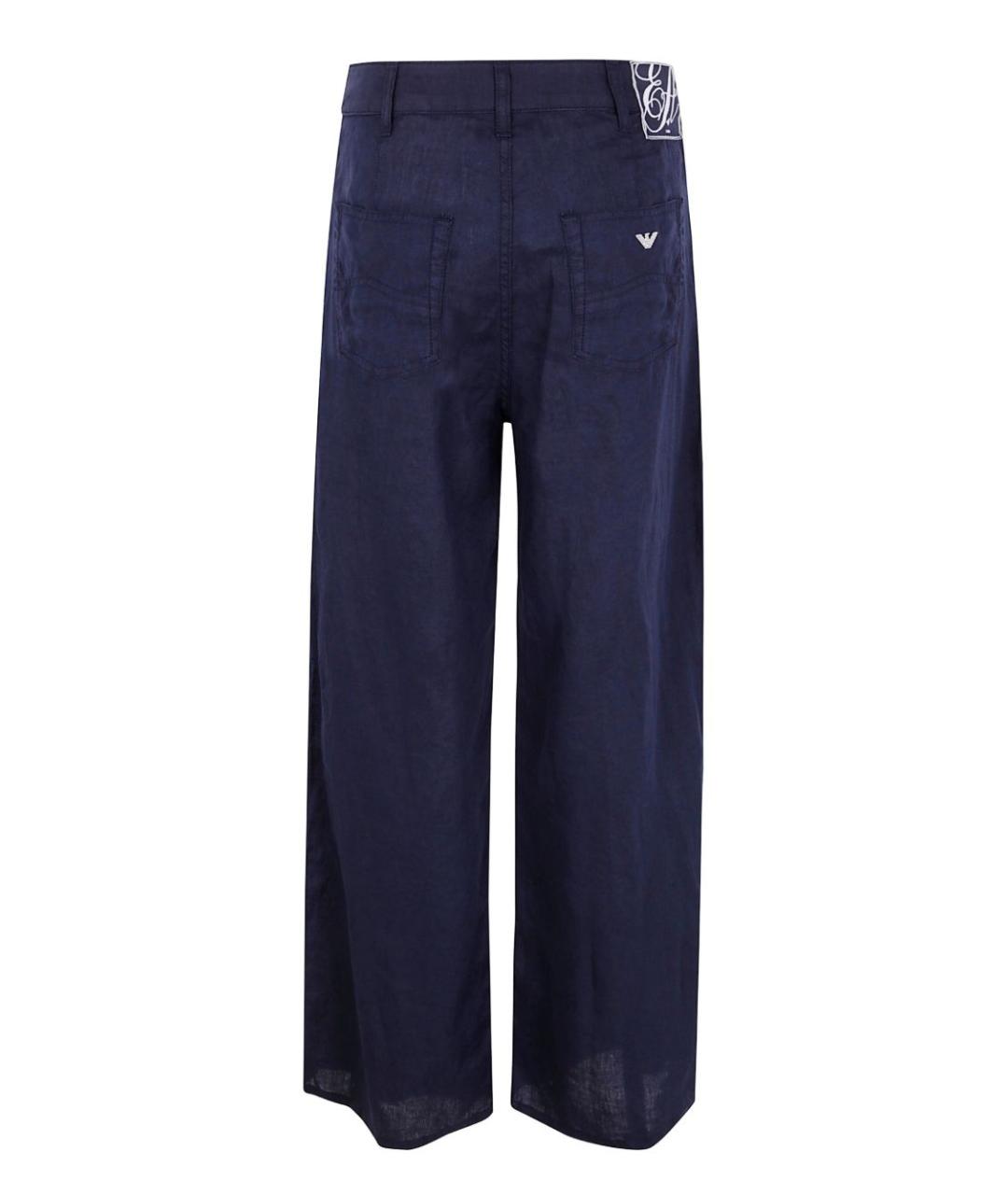 EMPORIO ARMANI Синие прямые джинсы, фото 3