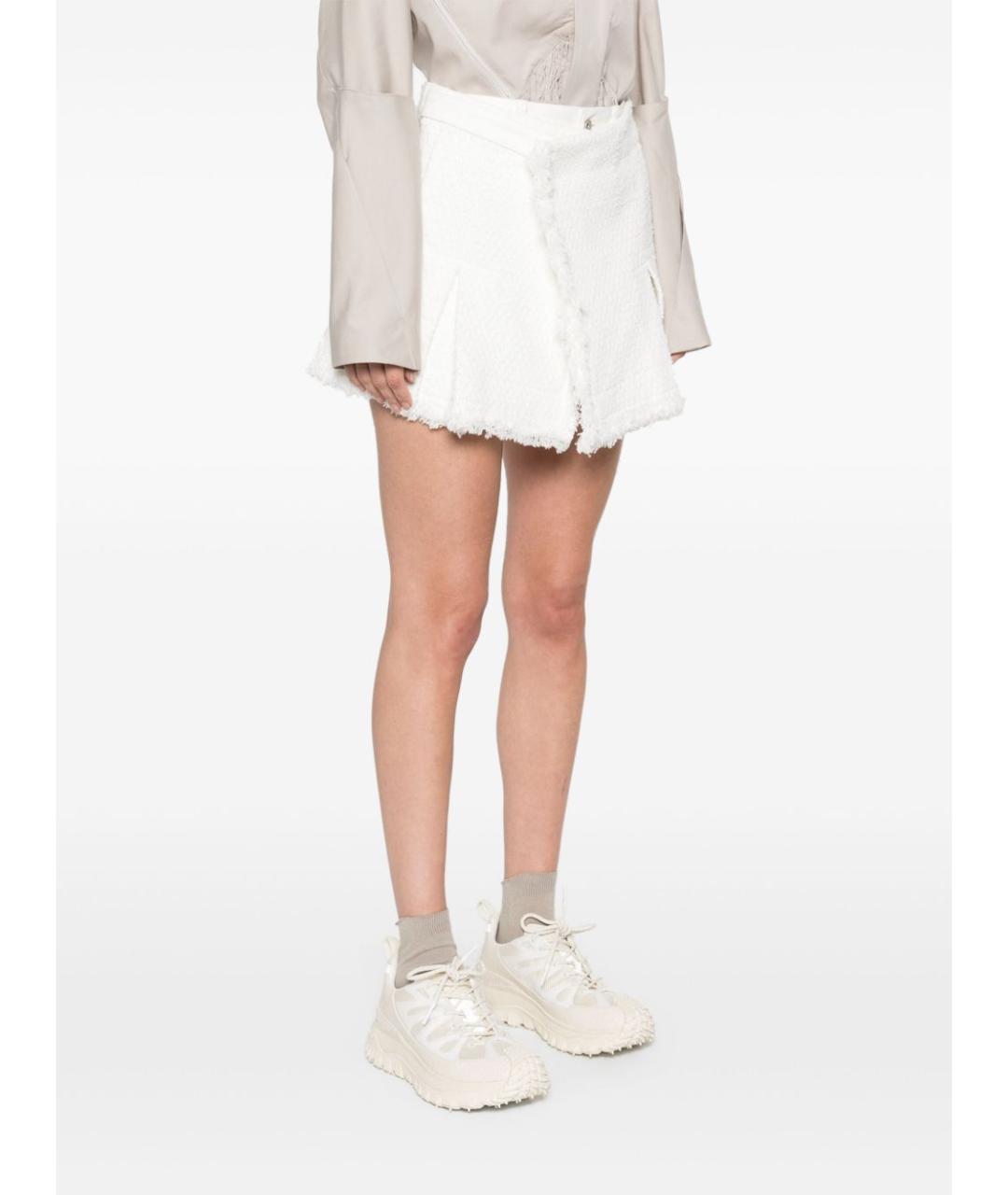SACAI Белые хлопковые шорты, фото 4