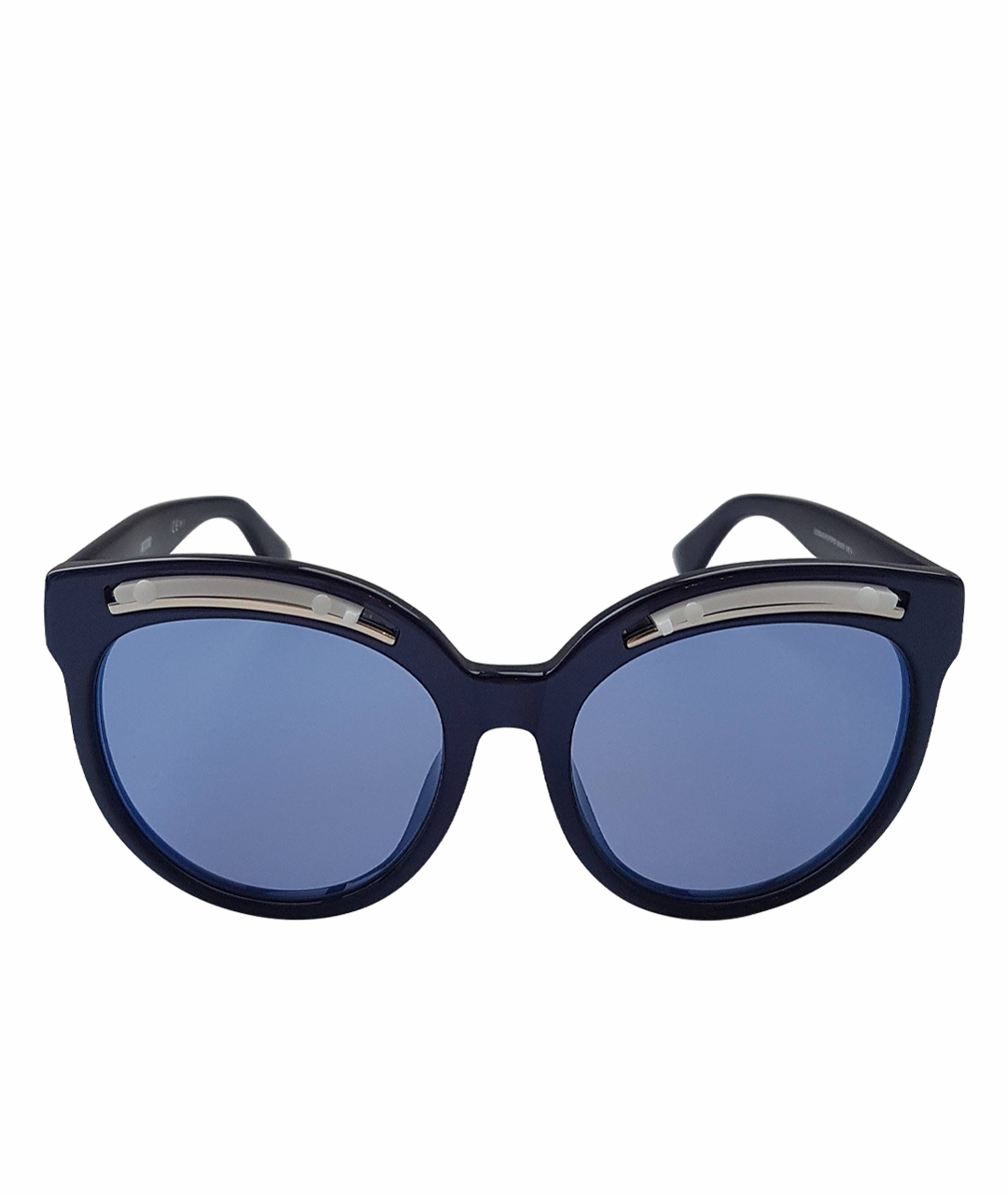MOSCHINO Синие пластиковые солнцезащитные очки, фото 1