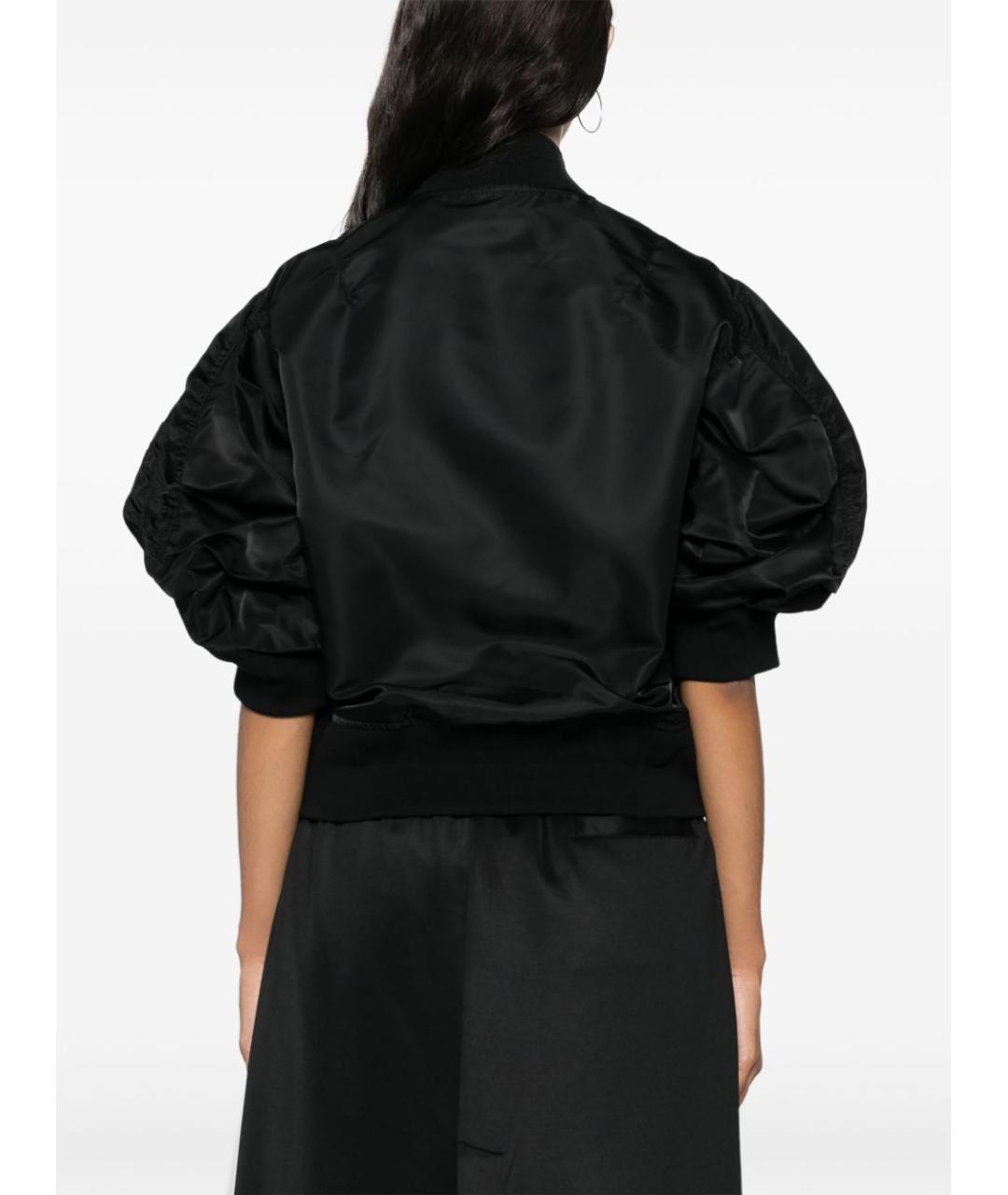 SACAI Черная полиамидовая куртка, фото 3