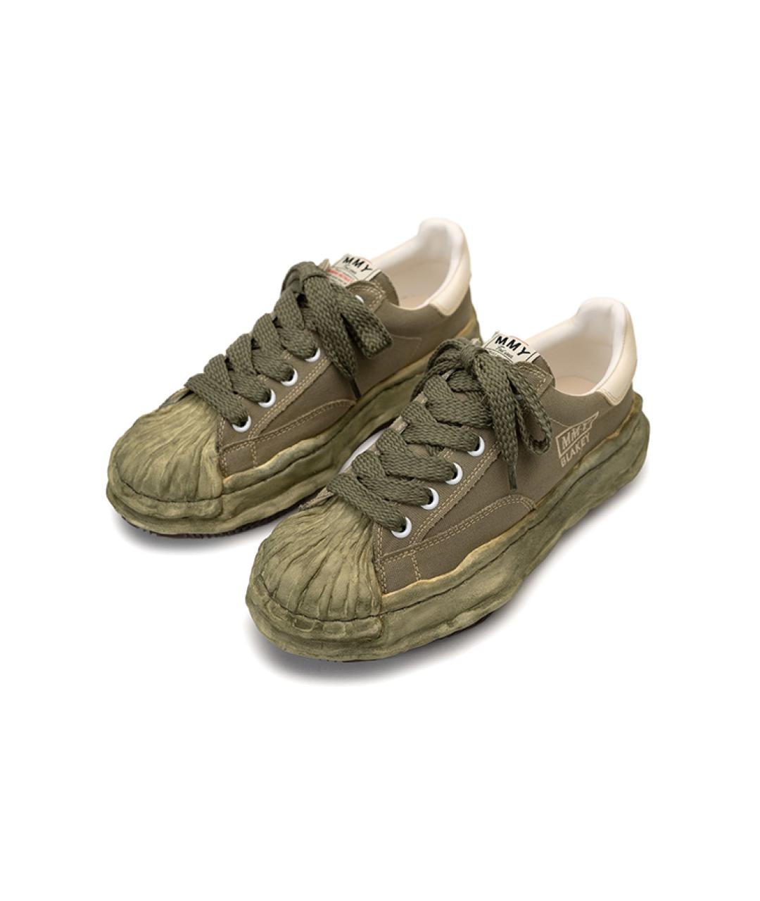 Mihara Yasuhiro Хаки кеды, фото 3