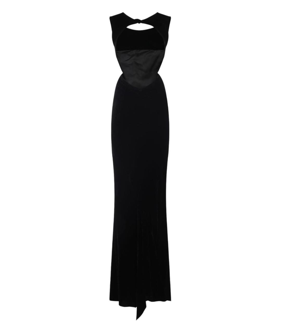 RICK OWENS Черное шелковое платье, фото 4